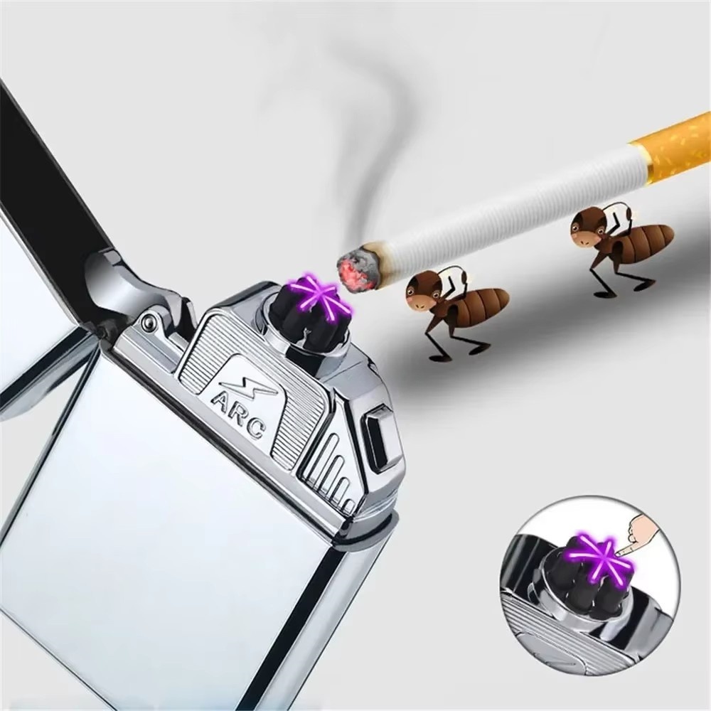 Electronics Gadgets For Gift - New Six Arcs Lighter Windproof USB
