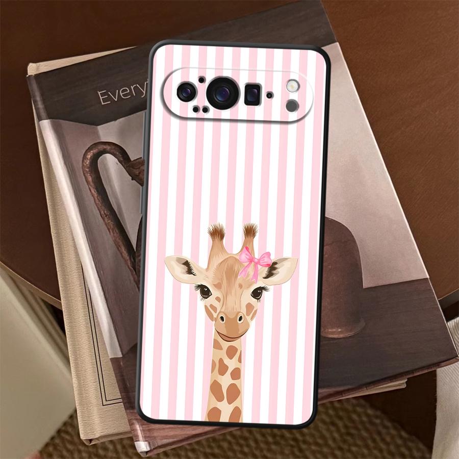Cartoon Giraffe Funda Phone Co - đánh giá và giá Google Pixel 9