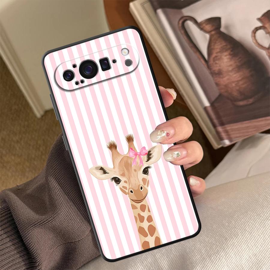 Cartoon Giraffe Funda Phone Co - đánh giá và giá Google Pixel 9