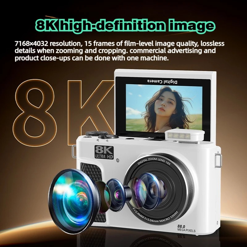 WD300 8K Digital Camera 88MP v - đánh giá và giá Electronics Home Gadgets