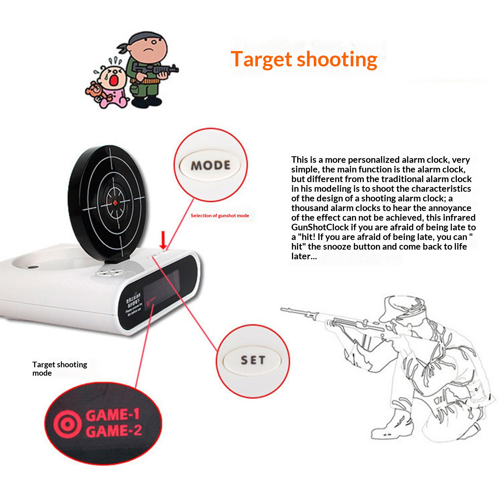Electronics Desk Clock Creativ - đánh giá và giá Electronics Gadgets For Gift