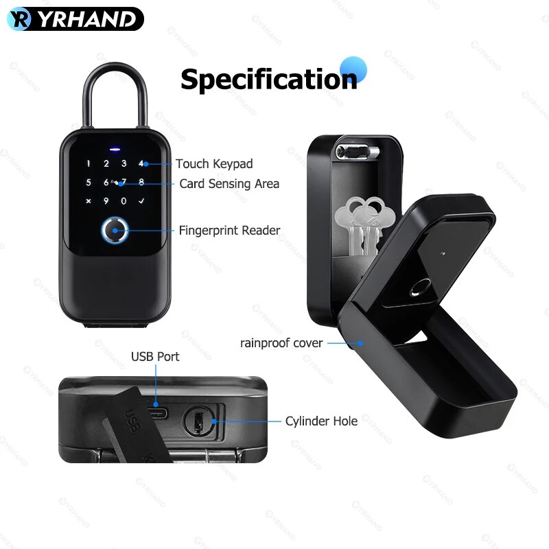 TTlock Smartkey Lock Box Home  - đánh giá và giá Unique Electronics Gadgets
