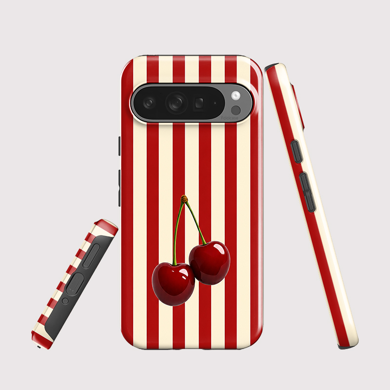 Fcicicase Cherry Stripe Patter - đánh giá và giá Google Pixel 9